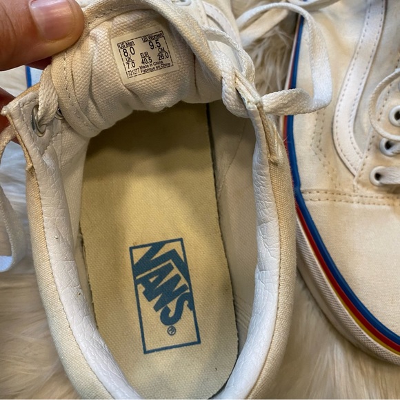 Vans White Sk8 low Sneakers Men’s 8 - Picture 7 of 8